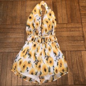 Sun flower romper